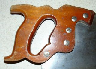Vintage Disston No.  D - 23 Crosscut Hand Saw - 11 PPI - INV107 4