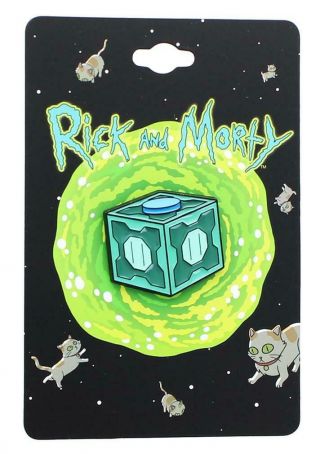 Rick and Morty Enamel Collector Pin Set: Meeseeks,  Plumbus,  Portal,  Scary Terry 2