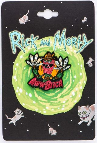 Rick and Morty Enamel Collector Pin Set: Meeseeks,  Plumbus,  Portal,  Scary Terry 3