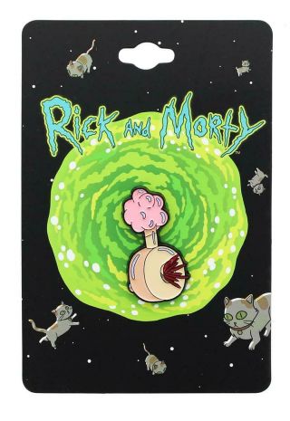 Rick and Morty Enamel Collector Pin Set: Meeseeks,  Plumbus,  Portal,  Scary Terry 4