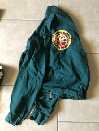 Vintage 1950 ' s Boy Scout Explorer Uniform Pants Shirt Hat Belt Patches & Jacket 7