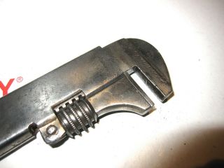 ANTIQUE FRANK MOSSBERG CO.  NO.  74 RARE BICYCLE WRENCH ADJUSTABLE WRENCH 4 1/2 
