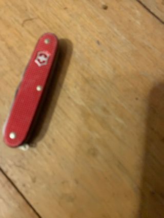 Victorinox Swiss Army Red Farmer Alox Knife