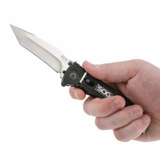 Sog Trident Elite Spring Assisted Pocket Knives Modified Tanto Automatic