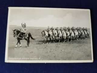 Germany Third Reich Postcard Soldiers Trompetercorps Artillerie Regiment 19