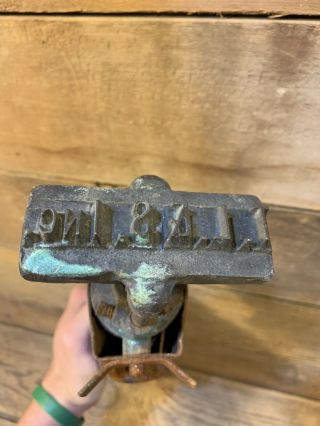 Everhot Gas Branding Iron - Removable Wood Burning Stamp Cattle Brass T L & S Inc. 3
