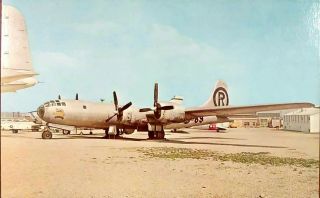 Vintage Aviation Postcard - Boeing B - 29 " Superfortress " Dropped Atomic Bomb