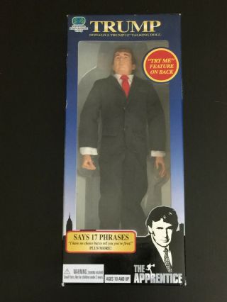 Donald J.  Trump 12 " Talking Doll - The Apprentice - Collectible