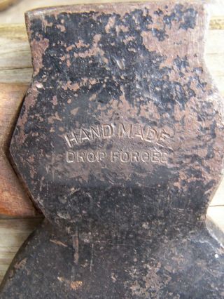 HAND MADE DROP FORGED Heavy Duty Hatchet Broad Axe Hewing Lumber Ax 2