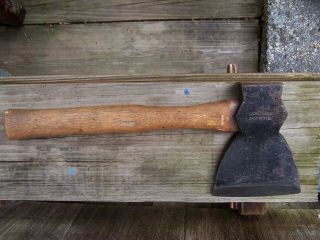 HAND MADE DROP FORGED Heavy Duty Hatchet Broad Axe Hewing Lumber Ax 3