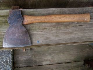 HAND MADE DROP FORGED Heavy Duty Hatchet Broad Axe Hewing Lumber Ax 6