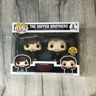 Funko Pop Stranger Things The Duffer Brothers 2 Pack Limited Edition Exclusive