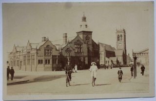 Real Photo Postcard Victoria Square Widnes Cheshire