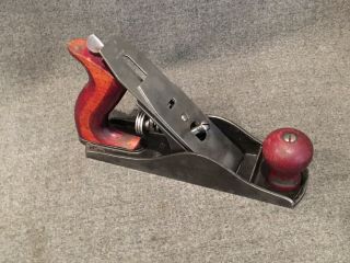 Vintage 9 1/4 " Bench Plane With Stanley Sweetheart Cutter Blade For Repair/part