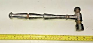 Vintage All Metal Small 5 Oz Ball Peen Hammer Gunsmith Machinist Jeweler 