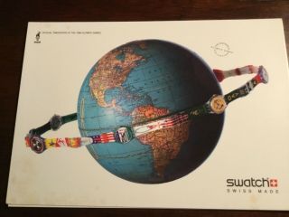 Swatch Watch Swiss Made Advertising Continental Postcard