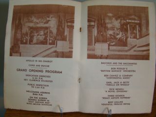 SCARCE 1938 GRAND OPENING LATCHIS MEMORIAL THEATRE BRATTLEBORO VT BROCHURE 3