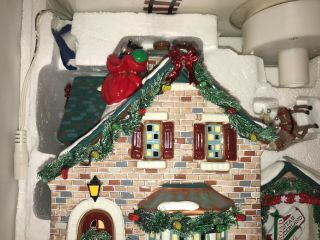 Department 56 Santa ' s Wonderland House RARE RETIRED CHRISTMAS SNOW VILLAGE W BOX 4