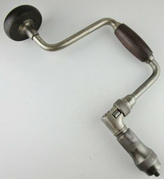 The John S Fray Co No.  102 Drill Hand Brace Bridgeport Ct.  Usa Vintage Tool