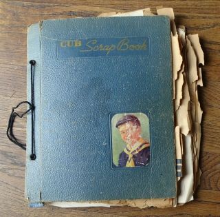Scrapbook Of Cub/boy Scout 1950 