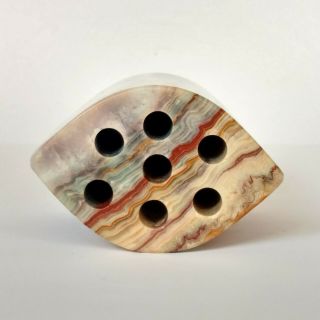 Vintage Marble Pen Pencil Holder Paper Weight