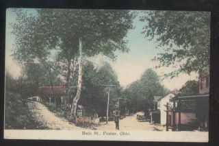 Postcard Foster Ohio/oh Early 1900 