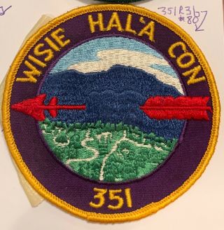 Oa Lodge 351 Wisie Hal’a Con 351r3b Round Patch