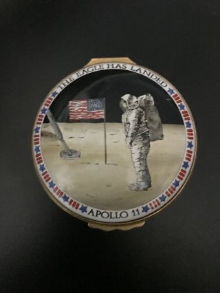 Halcyon Days Enamels - Rare Apollo 11 - 20th Anniversary Celebration Box
