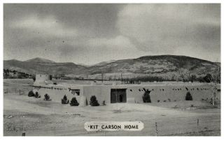 Kit Carson Home At Philmont Scout Ranch Cimarron Mexico Postcard B4