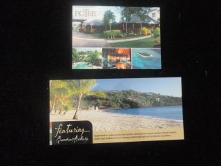 Australia Hamilton Island And Cairns Post Cards Set Of 2 Circa 2004 - 1 Owner