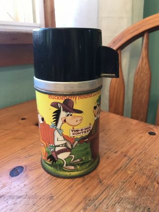 Huckleberry Hound And Friends - Thermos Only - 1961 For Metal Lunchbox - Yogi Bear