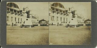 Rare 1905 Portland Lewis & Clark Exposition Stereoview By Watson - Sacajawea