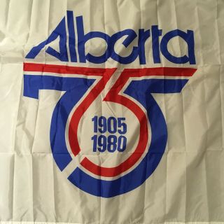 Alberta 75th Anniversary Flag (1905 - 1980) 6 
