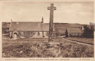 Lochline - Parish Church Cross And Keil By Tuck 