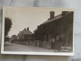 Rare " Post Office.  Ewelme ".  Oxfordshire.  England.  R/p Postcard.  1913.