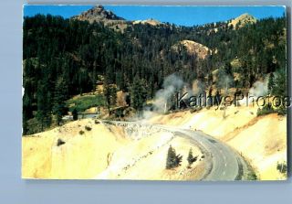 California Postcard A_6096 The Sulphur In Lassen Volcanic National Park