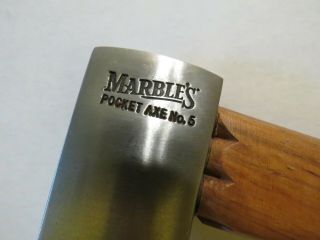 Marble ' s No.  5 Pocket Axe with Safety Guard looks 3