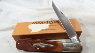 Remington Boxed R 1240 Single Blade Folding Knife Musket 1 Daddy Barlow