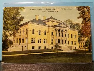 1911? Vintage Postcard Pc Alumni Building Unc Chapel Hill Nc Old