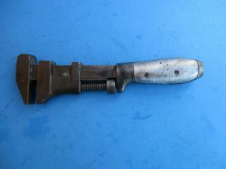 Vintage P.  S.  & W.  Co.  Stronghold 8 - 1/2 " Adjustable Monkey Hammer Wrench