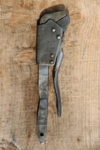 Reinhard Mccabe Co.  Model - 10 Adjustable Slide Pipe Wrench Minneapolis Us Vintage