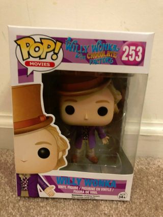 Funko Pop 2015 Rare Vaulted - Willy Wonka 253 And The Chocolate Factory