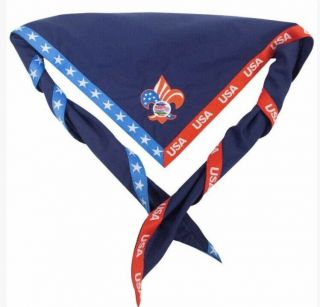 2019 World Scout Jamboree Official Usa Contingent Neckerchief :: Bsa