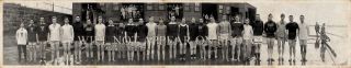 1911 Yale University Rowing Team Vintage Panoramic Photo 34 " Long