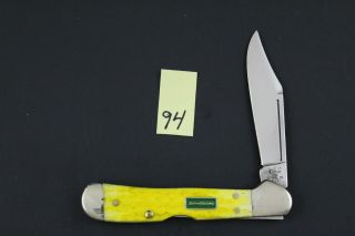 Case Xx 61749l Ss John Deere Yellow Bone 2015 Pocket Knife (94
