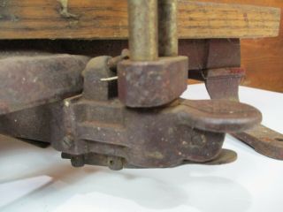 Antique Patent 1904 Adjustable MITRE BOX - No Saw - Vintage miller falls stanley 3