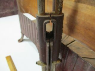 Antique Patent 1904 Adjustable MITRE BOX - No Saw - Vintage miller falls stanley 8