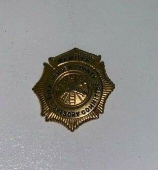 Bergen County N.  J. ,  Fire Advisory Committee,  Badge