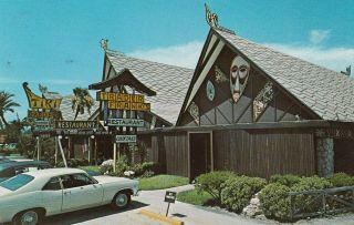 Indian Rocks Beach,  Florida,  Pu - 1973; Main Entrance To Tiki Gardens