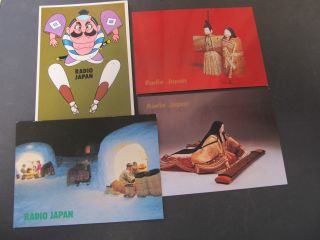 Four Japan Cb Radio Call Cards